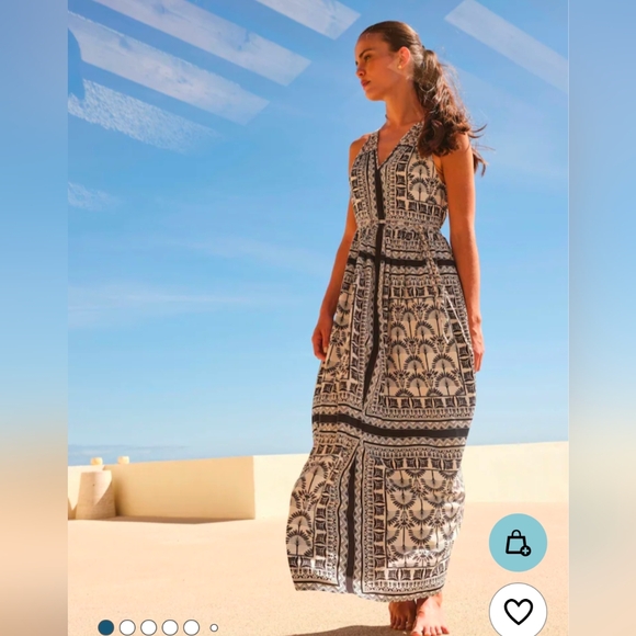 NWT Fat Face Maya Palace Scarf Maxi Dress 8 - Picture 2 of 16